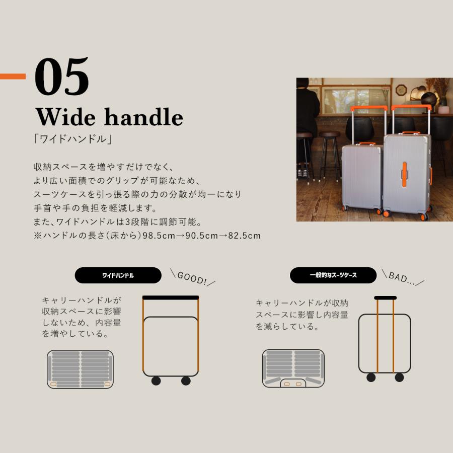 OUNCE スーツケース キャリーケース STYLISHJAPAN 公式 アルミ