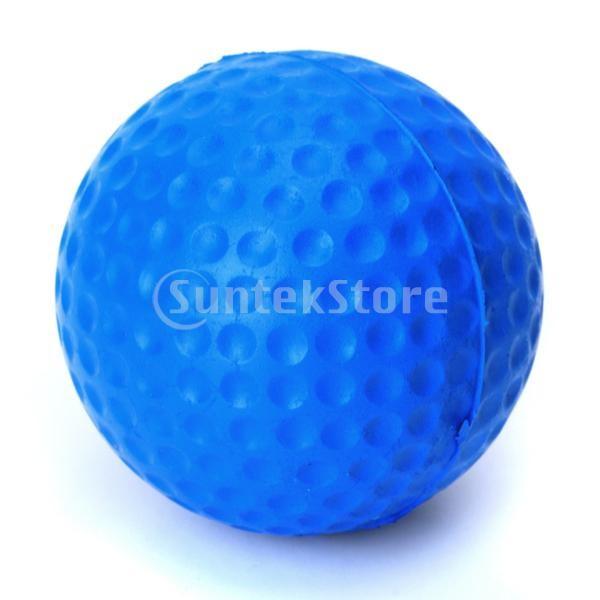 ゴルフボール 練習球  ゴルフトレーニングソフトボール PU製 練習用 (ブルー)｜stk-shop｜06