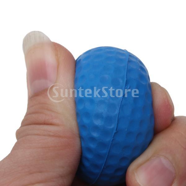 ゴルフボール 練習球  ゴルフトレーニングソフトボール PU製 練習用 (ブルー)｜stk-shop｜08