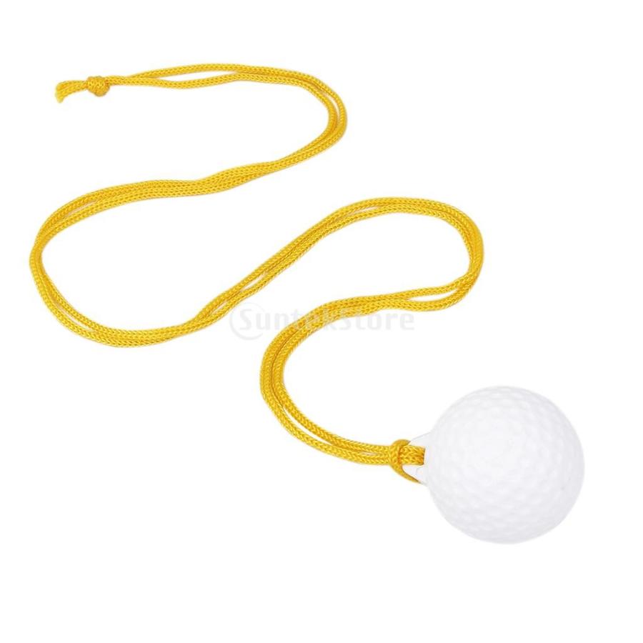 ロープゴルフボール ゴルフ練習ボールスイング 白と黄色｜stk-shop｜08