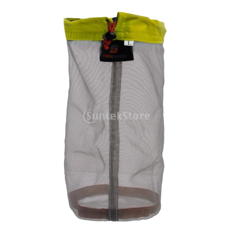 メッシュ袋 巾着 収納袋 ハンドバッグ 耐久性 メッシュバッグ 洗濯可 吊るしておく 旅行 キャンプ ハイキング 5サイズ-L  :13008175:STKショップ - 通販 - Yahoo!ショッピング
