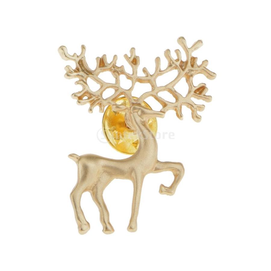 クリスマス用 レディース ブローチ ピン トナカイ型 ゴールド Stkショップ 通販 Yahoo ショッピング