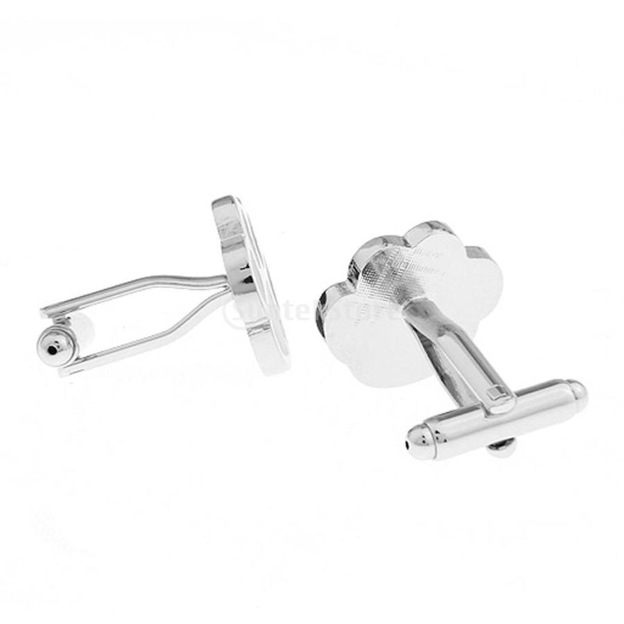 カフスボタン カフリンクス 銅 メンズ 可愛い 活発感 犬の足跡型 1ペア