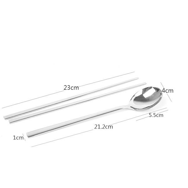 食器 セット 箸 スプーン はし ステンレス鋼 韓国風 ポータブル