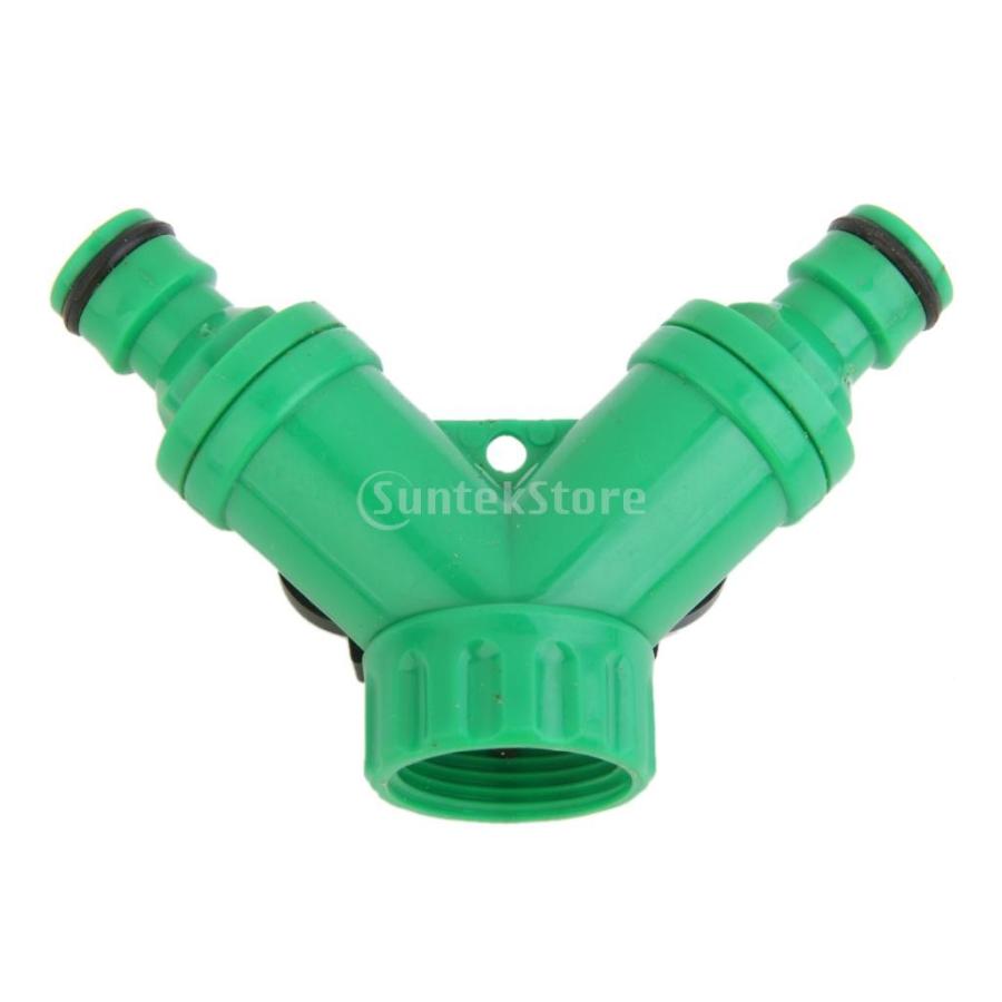 パイプ 灌漑用 スイッチ ホース アダプタ Yタップ コネクタ 2ウェイ 農業 芝生 14013859STKショップ 通販