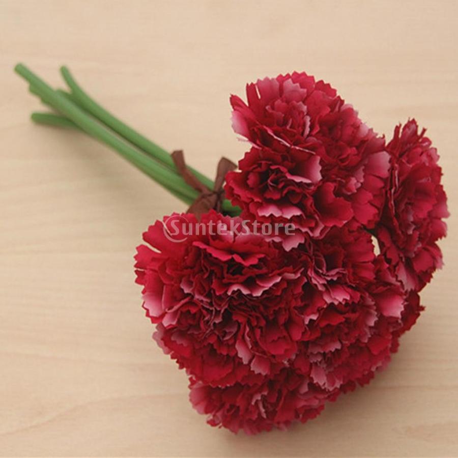 ノーブランド品シルク製 ウェディング ブーケ バラ 造花 結婚式 花束 花嫁 豪華 フラワーガール カーネーション 赤い Stkショップ 通販 Yahoo ショッピング