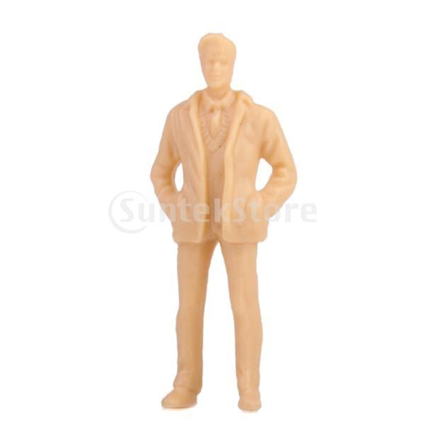 約100体セット 人形 人物 人々 人間 人間フィギュア 未塗装 情景