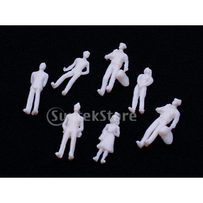 ノーブランド品 約100体セット 人形 人物 人間フィギュア モデル 塗装