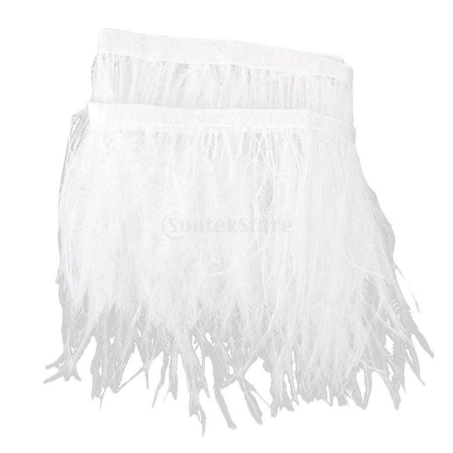 オーストリッチ　フェザーコサージュ　オフホワイト 9432a12a766608217d6e9a2634ebb2