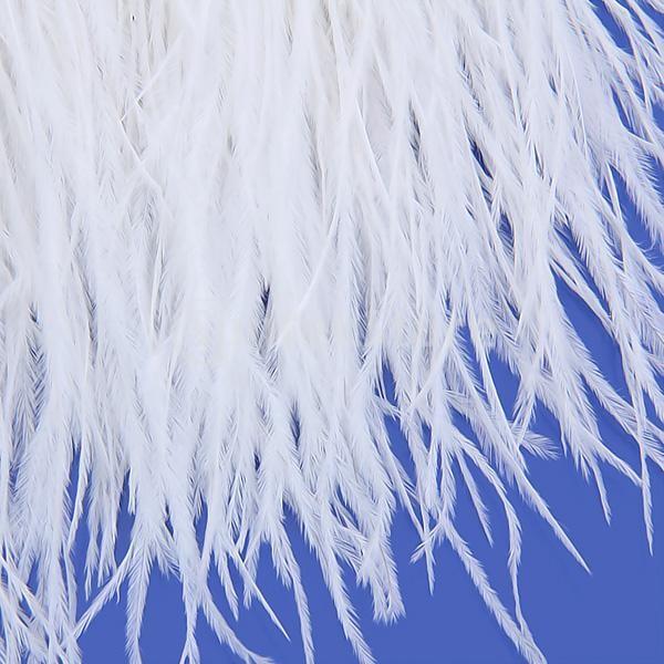 染めダチョウの羽のフリンジ オーストリッチフェザーフリンジ