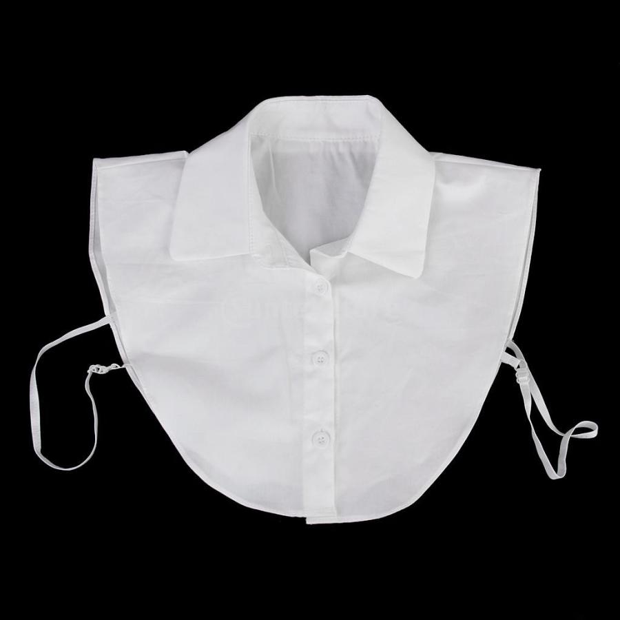 シャツ フェイク襟 付け襟 偽襟 えり 角襟 簡単 変身 重ね着  白 快適 衣装 合わせやすい