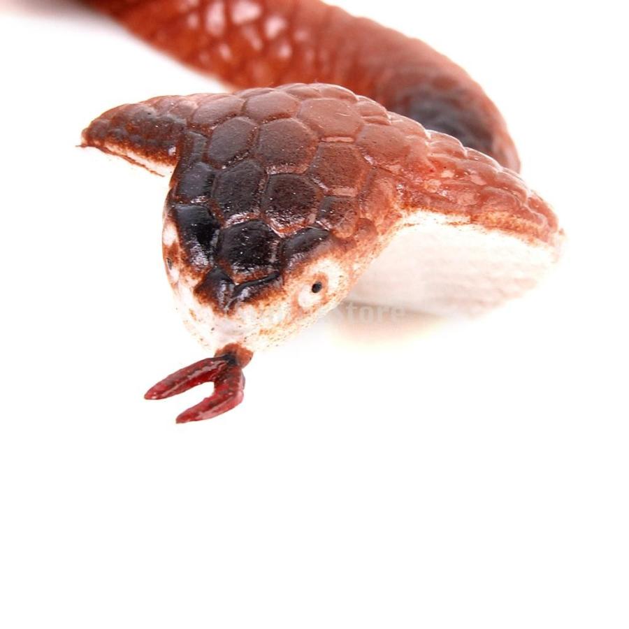 お中元 ラバースネーク フィギュア ヘビ スネーク おもちゃ いたずらのグッズ 全2色 レッド 鳩除け対策 約45cm