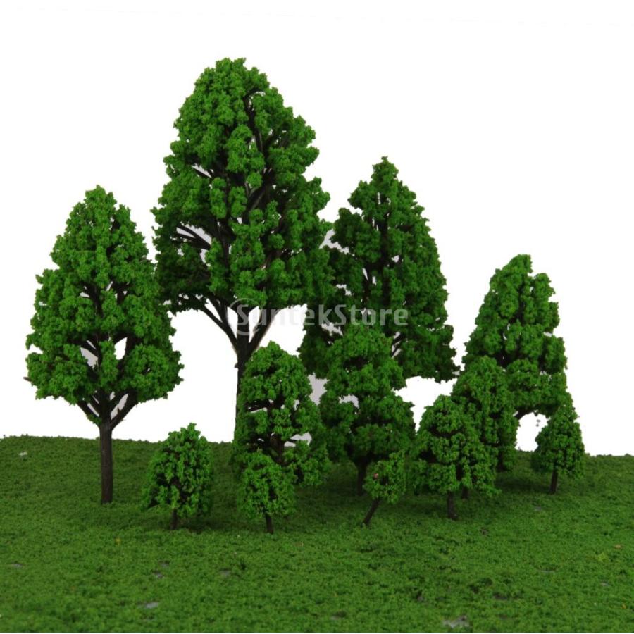 ノーブランド品 国内外の人気 樹木 木 非売品 モデルツリー ジオラマ 12本セット 風景 鉄道模型