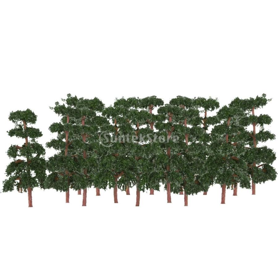 ノーブランド品 樹木 木 モデルツリー 鉄道模型  風景 公園 風景 1/150