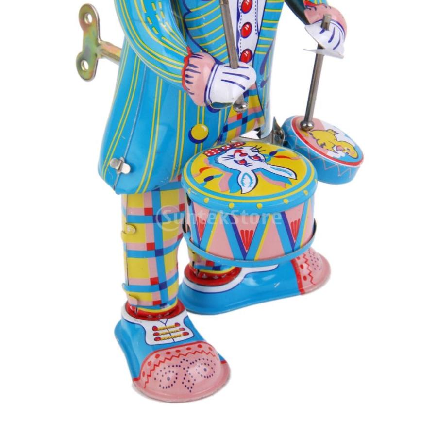 ノーブランド品 クラシック レトロ おもちゃ 玩具 コレクション 飾り 装飾 機械式 贈り物 おもちゃ ねじまき式 ぜんまい仕掛け ウサギのドラマー｜stk-shop｜08