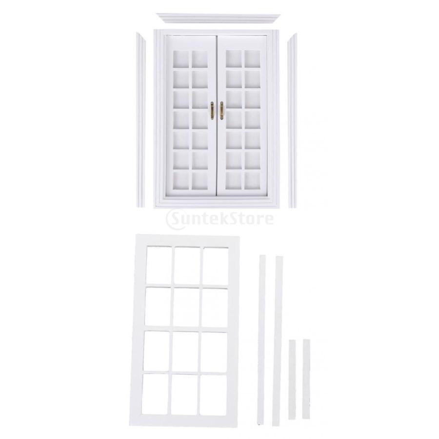 1 12ドールハウスミニチュア外装木製のフレンチドア ホワイト ノーブランド品 ドールハウス 家具 木製 窓枠 ホワイト 手作り 1 12 Stkショップ 通販 Yahoo ショッピング