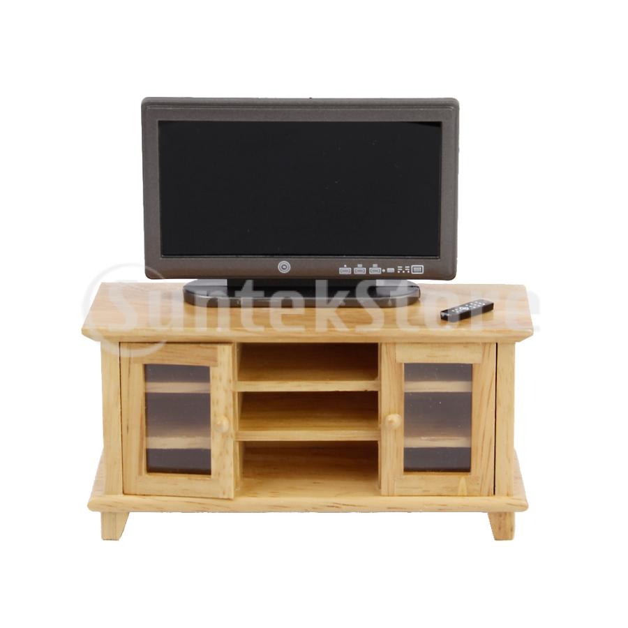 全2カラー 豪華 1 12スケール ドールハウス飾り キャビネット 液晶テレビ模型 ミニチュア アクセサリー 木製 ナチュラル ブラック Stkショップ 通販 Yahoo ショッピング
