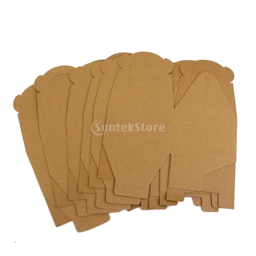 ノーブランド品 カップケーキ マフィン用 クラフトペーパー製 ギフトボックス ブラウン 5枚 Stkショップ 通販 Yahoo ショッピング