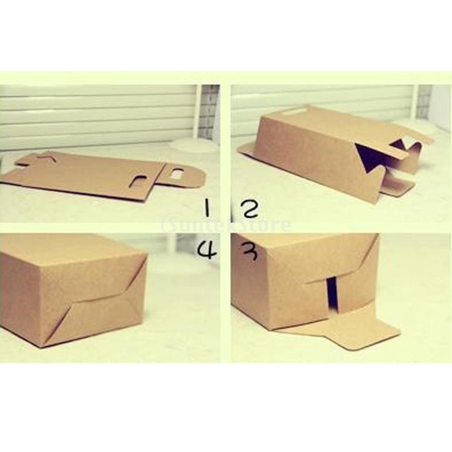 ノーブランド品 カップケーキ マフィン用 クラフトペーパー製 ギフトボックス ブラウン 5枚 Stkショップ 通販 Yahoo ショッピング