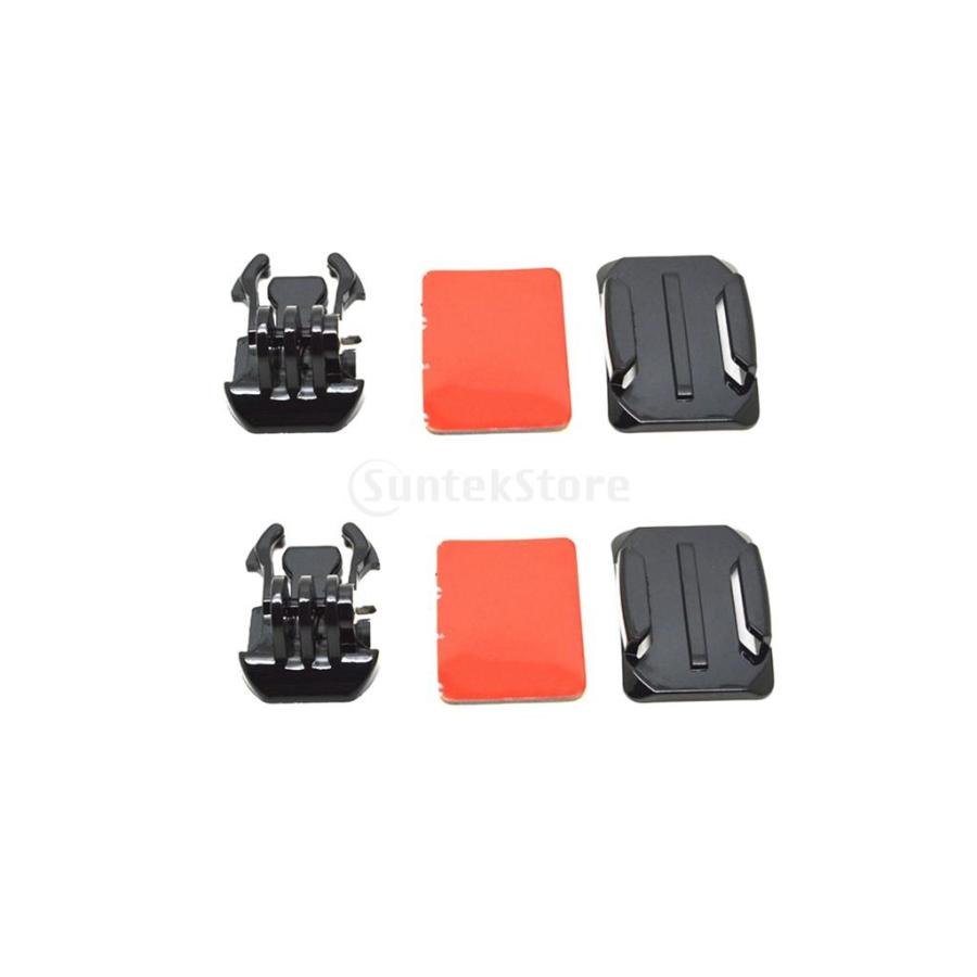 6個セット Gopro Hero アクションカメラ用 カーブベース マウント クイックリリースバックル 接着ステッカー 耐久性 互換性 Stkショップ 通販 Yahoo ショッピング