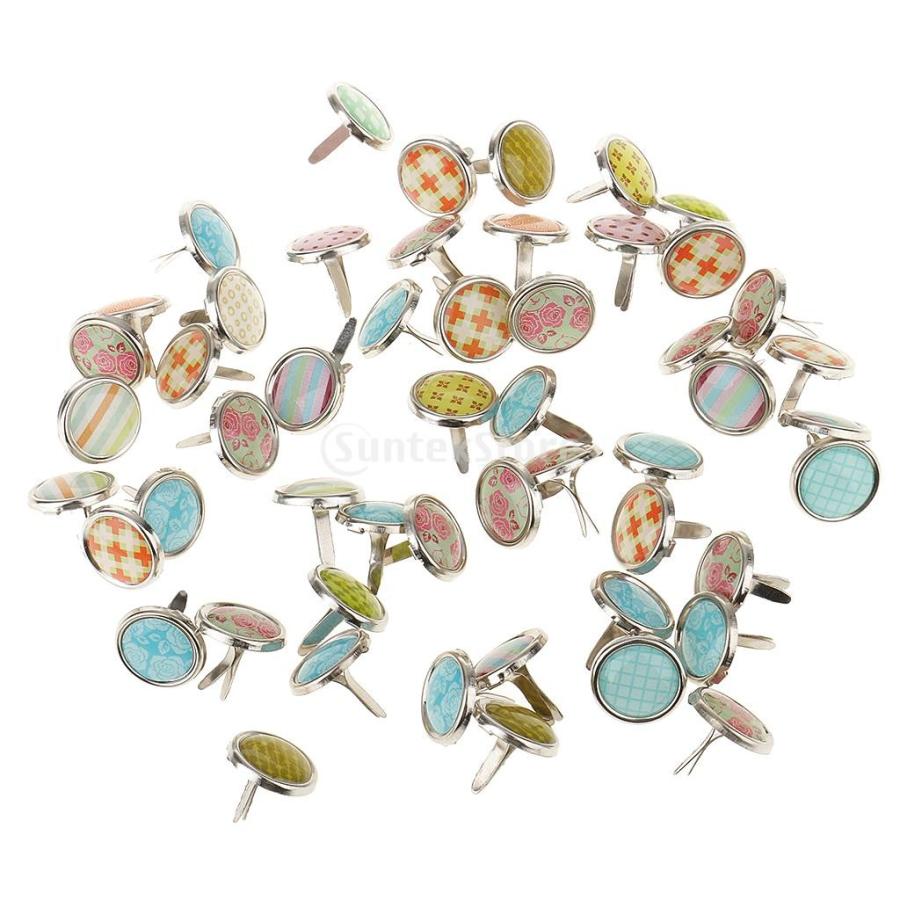 約100個 割鋲 割りピン DIY 手芸 アクセサリー 混色 : STKショップ