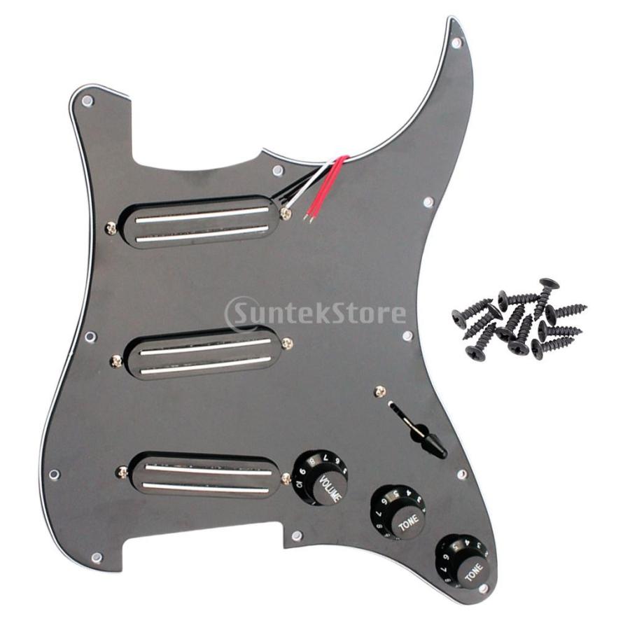 フェンダーギター用 3プライ ギターロード ピックガード ピックアップ ブラック Stkショップ 通販 Yahoo ショッピング