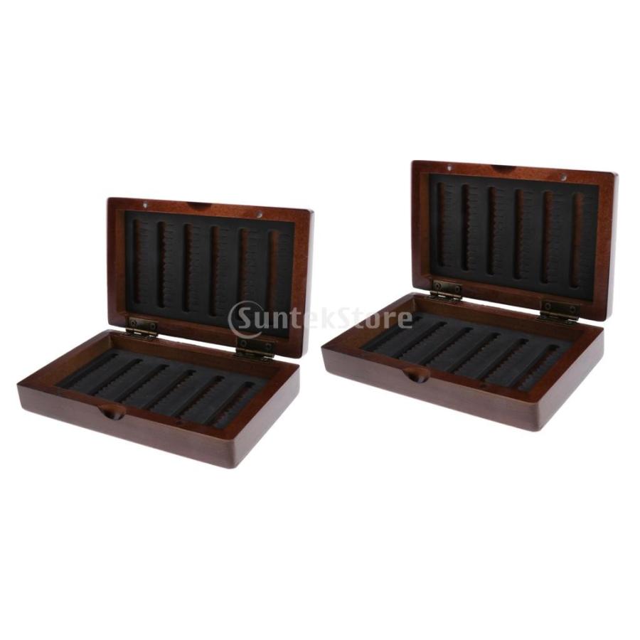 木製ケース 乾燥保つ ルアーボックス 釣りアクセサリー フィッシングボックス タックルボックス 2個入り Stkショップ 通販 Yahoo ショッピング