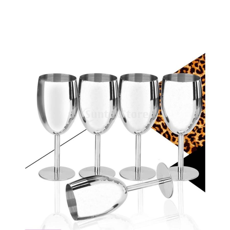 5本セット ワイングラス ワインカップ ステンレス 鏡仕上げ ディナー シルバー Stkショップ 通販 Yahoo ショッピング