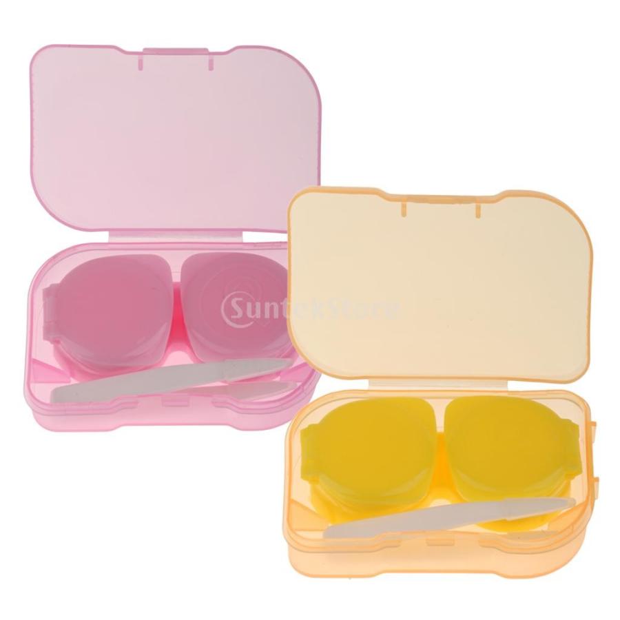 2セット レンズピンセット コンタクトレンズケース 小物 ミニ かわいい 旅行キット ボックス 収納ケース Stkショップ 通販 Yahoo ショッピング