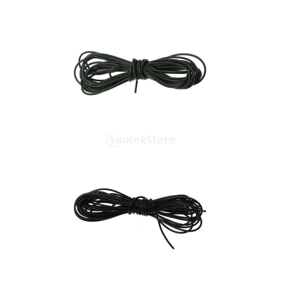 シリコン スリーブ 鯉釣り リグ チューブ ロープ ライン 径1mm 便利 5m 2本入り 全2種類 グリーンブラック Stkショップ 通販 Yahoo ショッピング