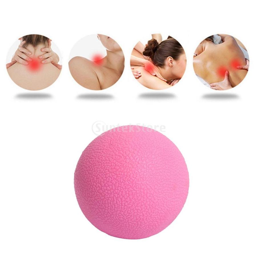 2個 マッサージボール フィットネスマッスルラクロス マッサージ ヨガ