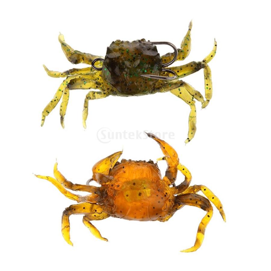 ルアー 釣り餌 カニ 蟹 フック付き 動きの脚 香り 魚誘い 10cm 2個 セット Stkショップ 通販 Yahoo ショッピング