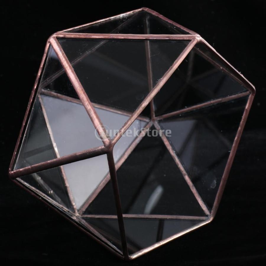2個 幾何学テラリウム クリア ガラス 植物プランター 収納ボックス 芸術的 古典的 プレゼント｜stk-shop｜05