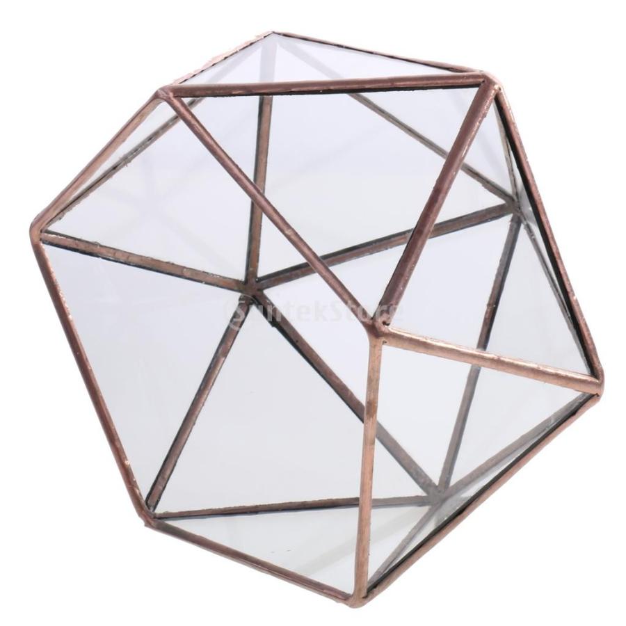 2個 幾何学テラリウム クリア ガラス 植物プランター 収納ボックス 芸術的 古典的 プレゼント｜stk-shop｜06