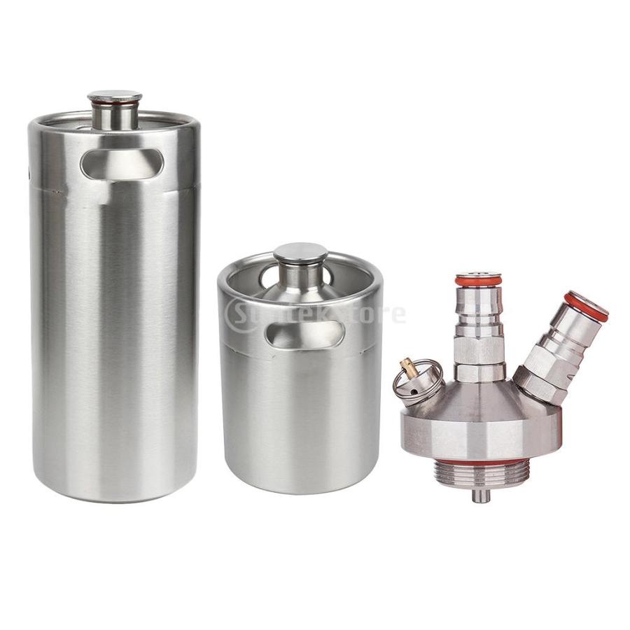 楽天市場 自家製用 ミニケグ Mini Keg 樽 2l 5l 大容量 ステンレス製 ビール用 シリンダー ダブルハンドル ディスペンサー付き 値引 Www Esiba Tg