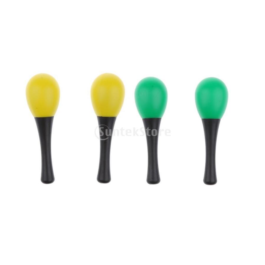 楽器おもちゃ マラカス 木製 打楽器 音楽玩具 緑 黄色 Stkショップ 通販 Yahoo ショッピング