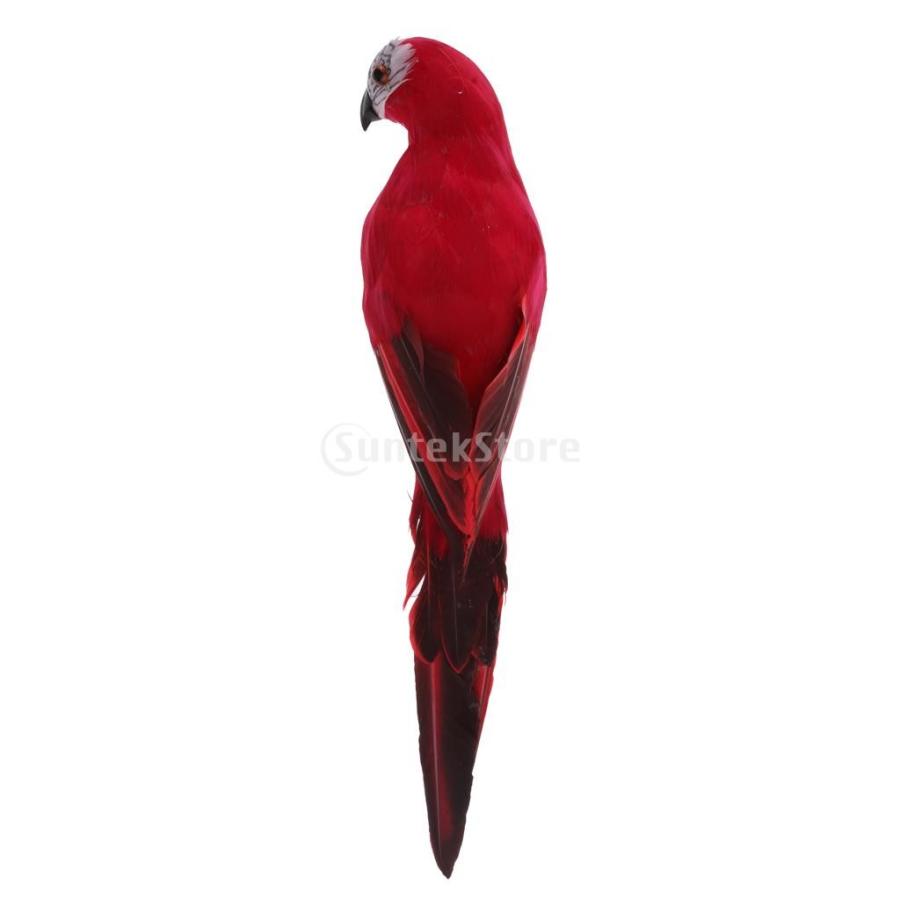 鳥の置物 人工オウム 動物モデル 現実的 ガーデン 庭の装飾 インテリア