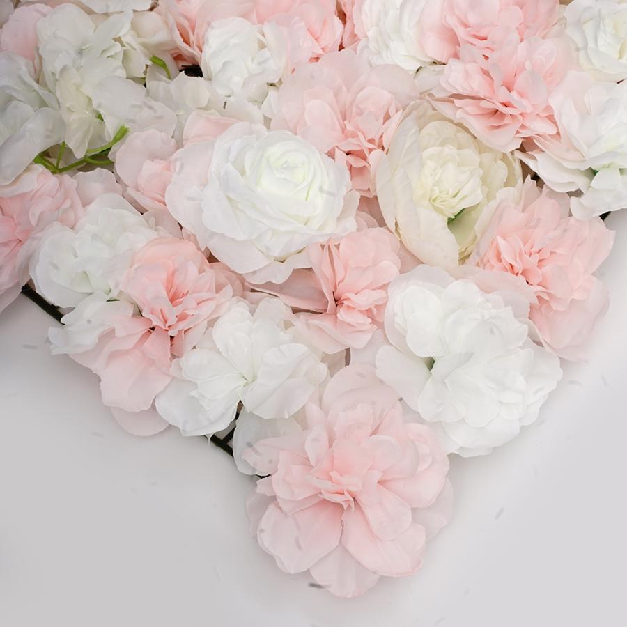 20個の人工花のウォールパネルの結婚式の会場ショップウィンドウのインテリアピンク｜stk-shop｜03