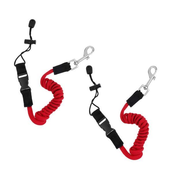 2個 ユニバーサル カヌー ボート カヤック リーシュ 釣竿ストラップ アクセサリー Sale 58 Off パドルリーシュ