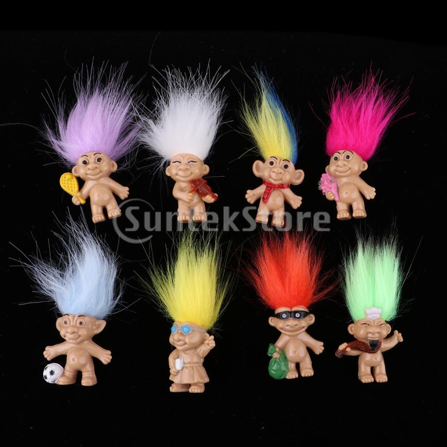 クロマチック32ピースラッキートロール人形ミニアクションフィギュアおもちゃケーキデコレーション Stkショップ 通販 Yahoo ショッピング