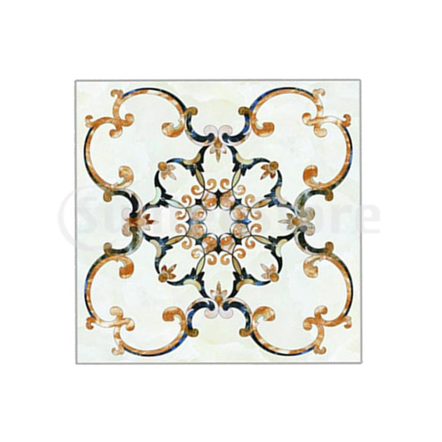 ウォールステッカー 壁紙シール キッチン 台所 床シート タイルフロアステッカー 防水耐油40個入り 商店