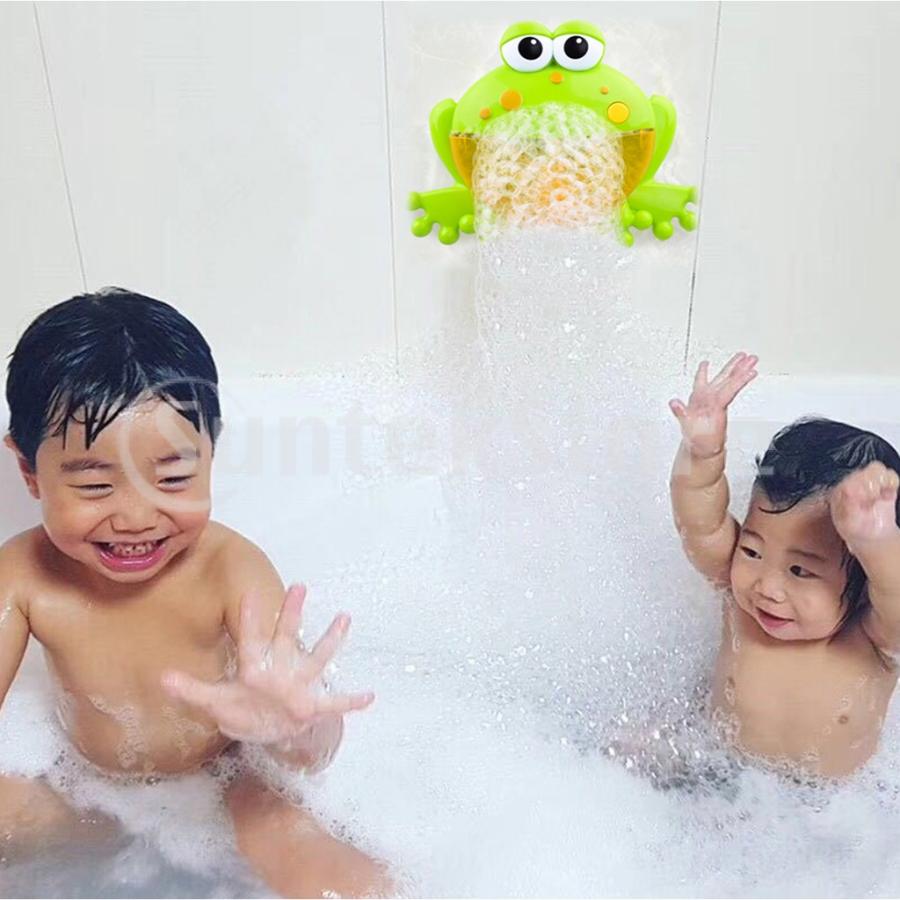 自動バブルメーカー お風呂おもちゃ シャボン玉 ベビーシャワー カエル カニ 動物 水遊び 2個入り Stkショップ 通販 Yahoo ショッピング