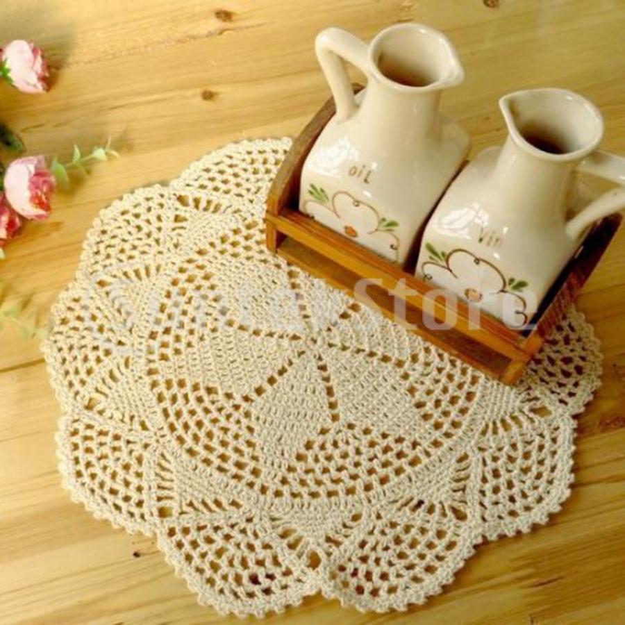 マットカップ レース コースター 断熱マット カップマット コットン製 かぎ針編み 2枚 Stkショップ 通販 Yahoo ショッピング