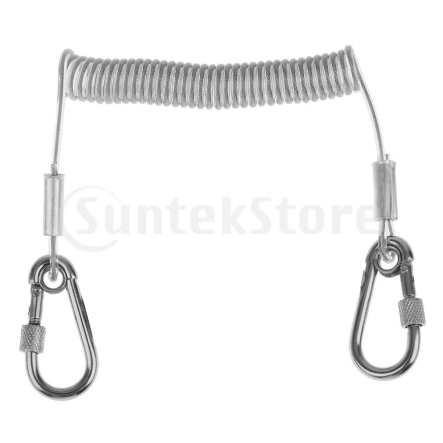 保存版 プライヤー用のカラビナ付き30個の釣り用ストテンレススチール引き込み式コイルテザーのセットリップグリップタックルフィッシュツール 内祝い Mail1 Msasia Com My