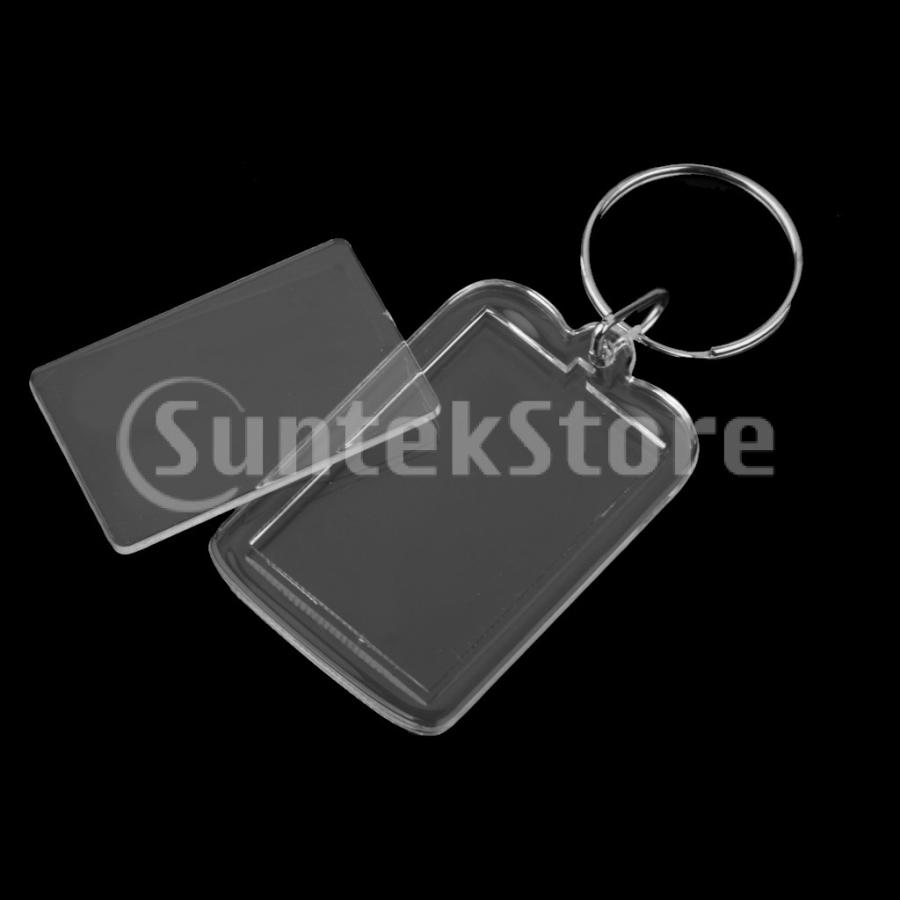 100ロット画像キーホルダー挿入写真アクリルブランクdiyパーソナライズキーリング卸売 Stkショップ 通販 Yahoo ショッピング