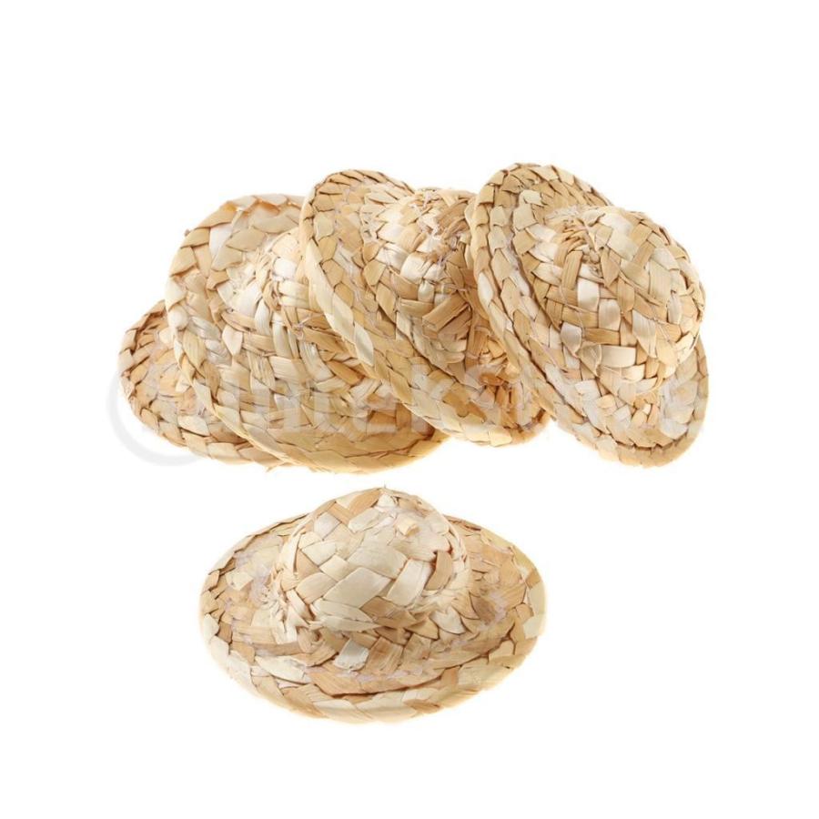 アンティーク　ミニチュア　麦わら帽子 楽天市場】在庫限り 麦わら帽子 ミニ ドール用 8cm 10cm 15cm【メール