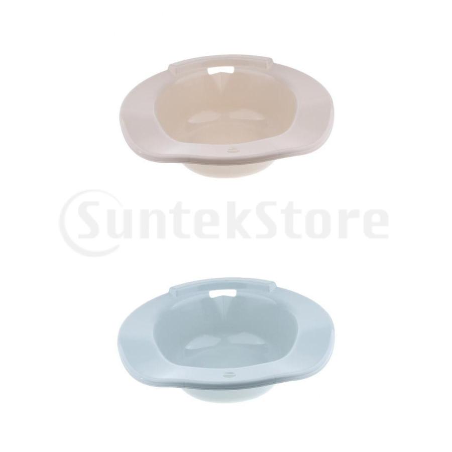 バスタブ 座浴 ヒップバス タブ 介護 お盥 お尻洗い 排水孔付 男女兼用 2個入 Stkショップ 通販 Yahoo ショッピング