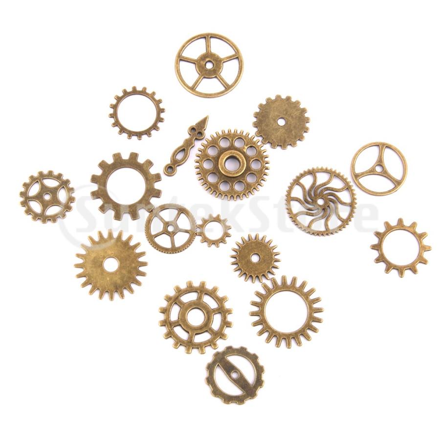 ロット114ピース混合色スチームパンク時計歯車歯車歯車チャームペンダントクラフトdiyジュエリー作り Stkショップ 通販 Yahoo ショッピング