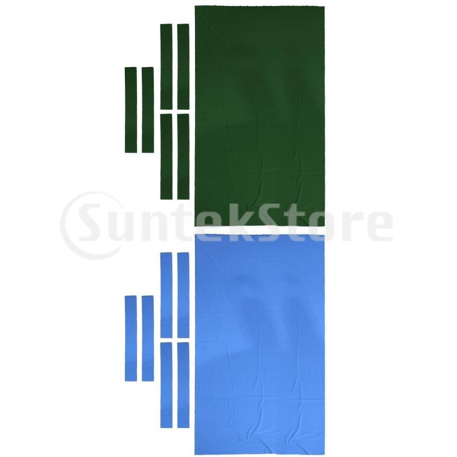 2組のプロ用9フィートプールテーブルフェルト 6フェルトストリップ 9フィートテーブル用フェルトビリヤードスヌーカー布 厚さ0 6mm 青と緑 Stkショップ 通販 Yahoo ショッピング