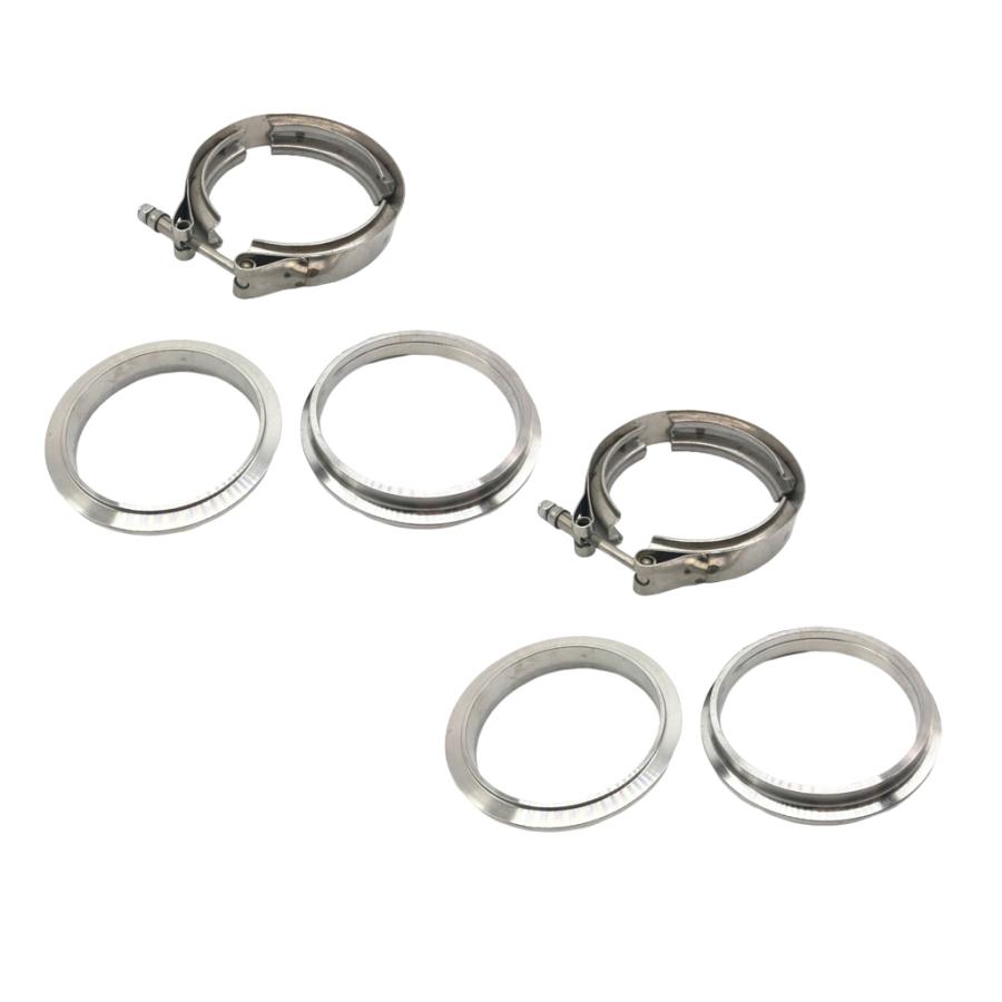 新商品 2x 2 75 インイン 7cm Vバンドクランプターボダウンパイプステンレス鋼メスオスフランジ Rmb Com Ar